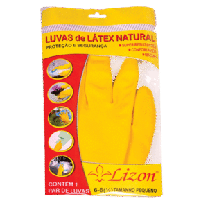 600 - Luvas de latex natural "P"