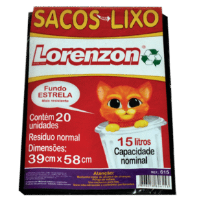 620 - Sacos para lixo 15 litros