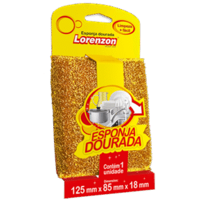 849 Esponja multiuso dourada