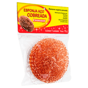 862 Esponja de aço cobreada 15g